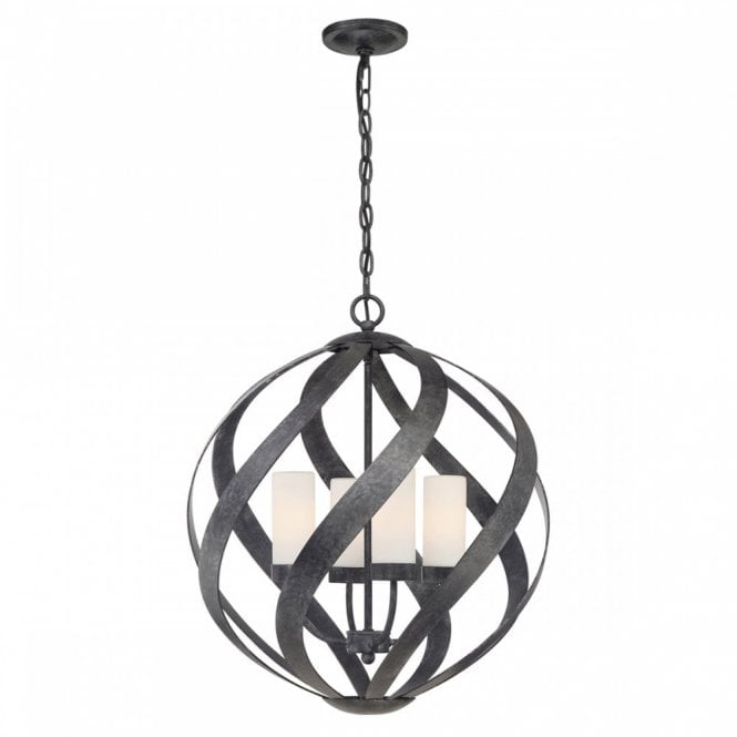 BLACKSMITH Ironwork Medium Outdoor Chandelier