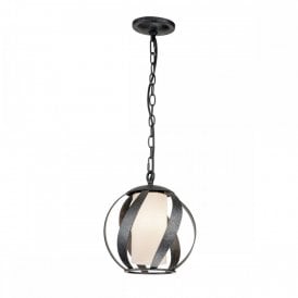 BLACKSMITH Single Iron Outdoor Pendant