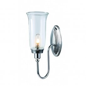 BLAKE traditional chrome bathroom wall light
