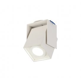 BLOCK white theatrical style ceiling or wall spotlight