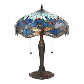 blue dragonfly table lamp