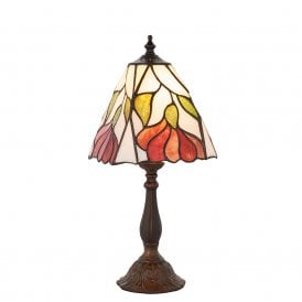 BOTANICA small Art Nouveau style Tiffany table lamp