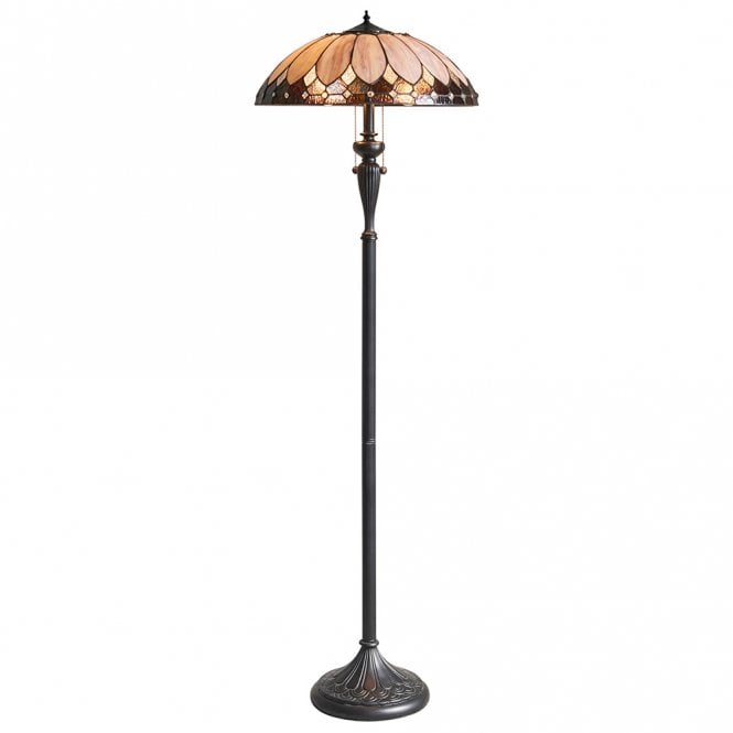 BROOKLYN Tiffany Art Deco standard floor lamp