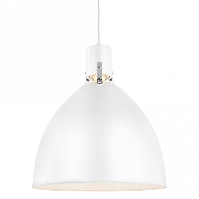 BRYNNE Scandinavian style white LED ceiling pendant