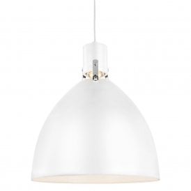 BRYNNE Scandinavian style white LED ceiling pendant