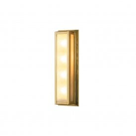 BULKHEAD Large Bathroom Light Polished Brass