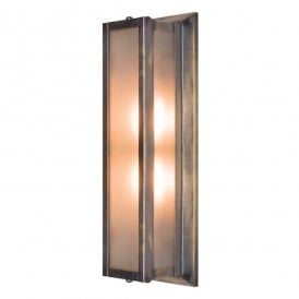BULKHEAD Medium Bathroom Light Antique Brass