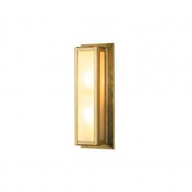BULKHEAD Medium Bathroom Light Polished Brass