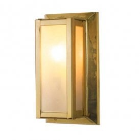 BULKHEAD Small Bathroom Light Polished Brass