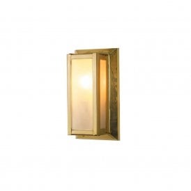 BULKHEAD Small Bathroom Light Polished Brass