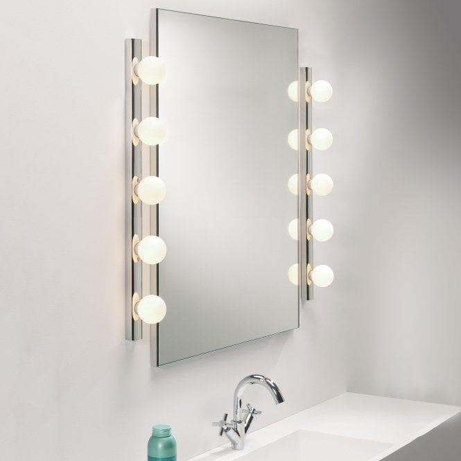 CABARET 5 bulb theatrical style bathroom wall light, IP44