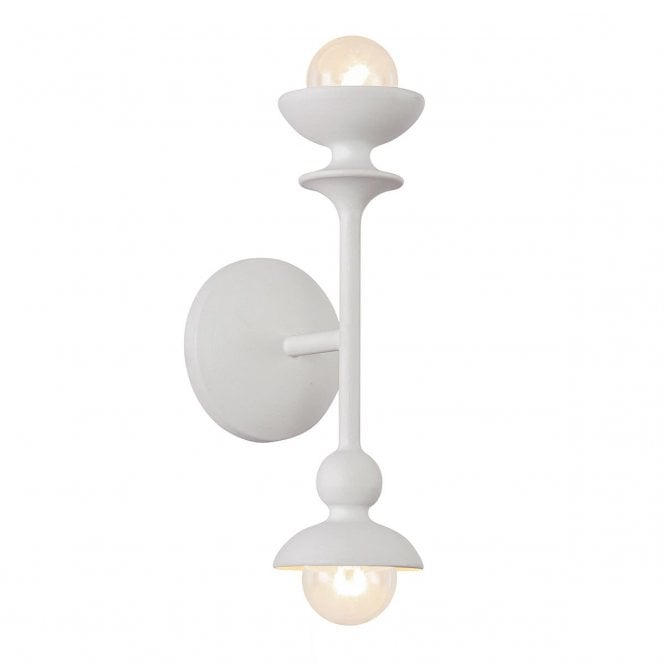 Cadence Abstract Antique White Wall Sconce 