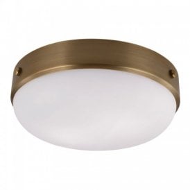 CADENCE circular flush mounted light for low ceilings