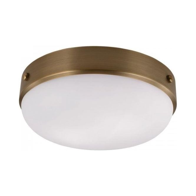 CADENCE circular flush mounted light for low ceilings