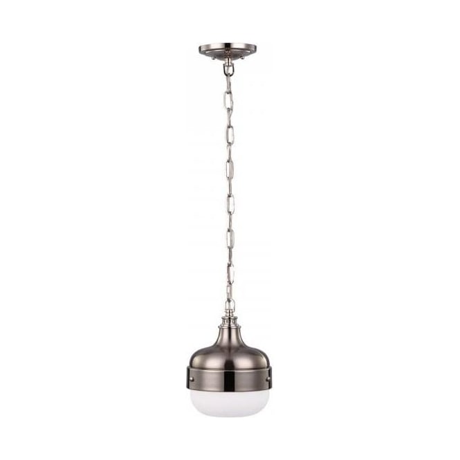 CADENCE mini hanging ceiling pendant light in nickel
