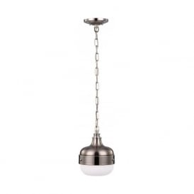 CADENCE mini hanging ceiling pendant light in nickel