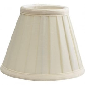 CAMBRIDGE ivory pleated clip on candle shade