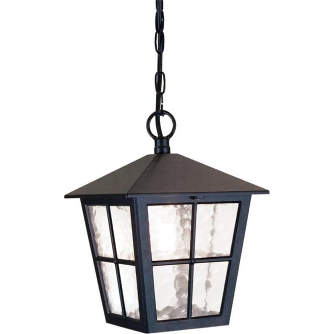 CANTERBURY traditional black porch hanging lantern