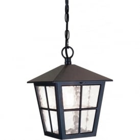 CANTERBURY traditional black porch hanging lantern