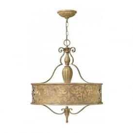 CARABEL decorative champagne gold hanging ceiling light