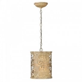 CARABEL decorative champagne gold mini ceiling pendant light