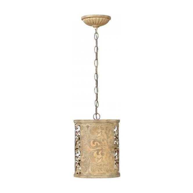 CARABEL decorative champagne gold mini ceiling pendant light