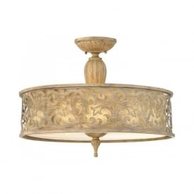 CARABEL decorative Edwardian semi-fllush ceiling light- large