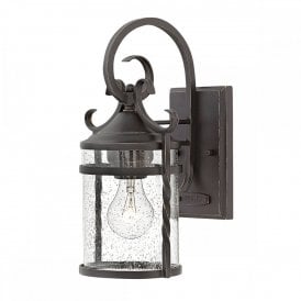 CASA 1 Light Outdoor Wall Lantern | Old Black Finish