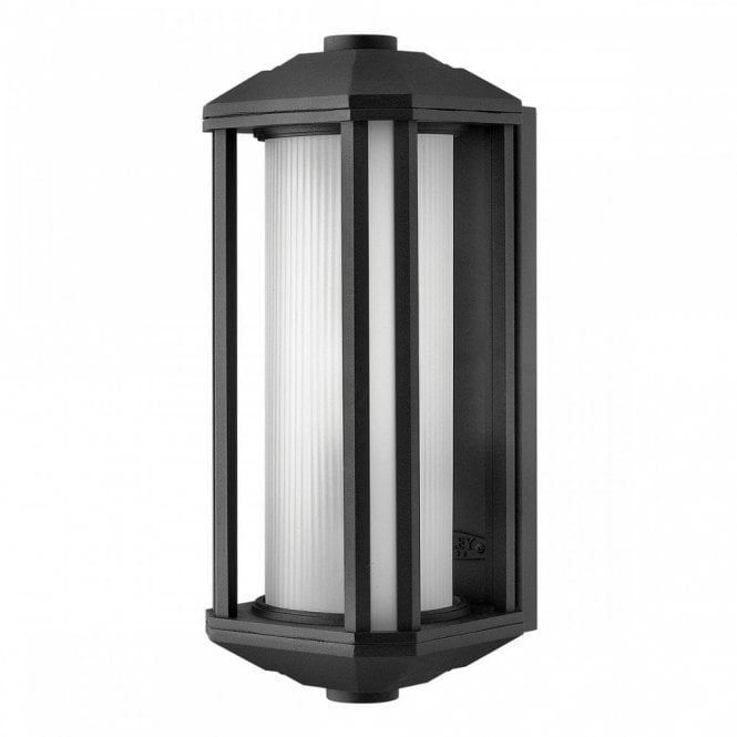 CASTELLE 1 Light Medium Outdoor Wall Lantern | Black
