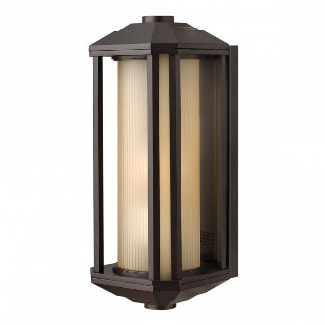 CASTELLE 1 Light Medium Outdoor Wall Lantern | Bronze