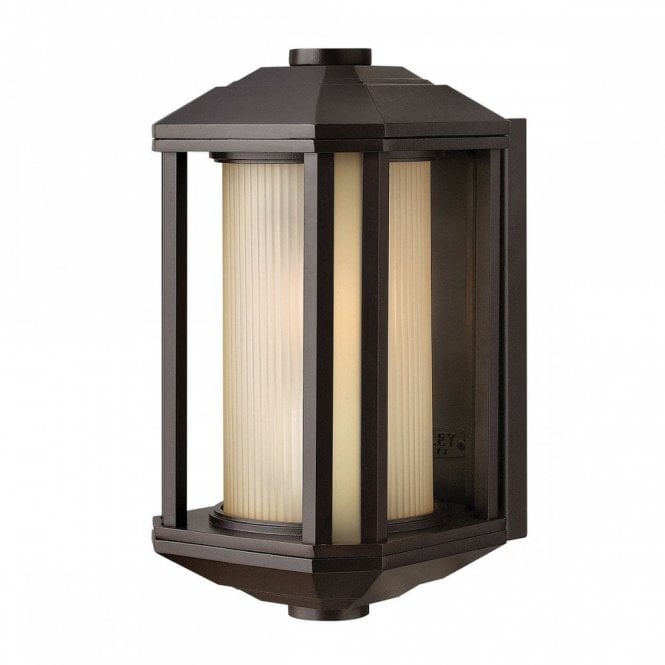 CASTELLE 1 Light Small Outdoor Wall Lantern | Bronze