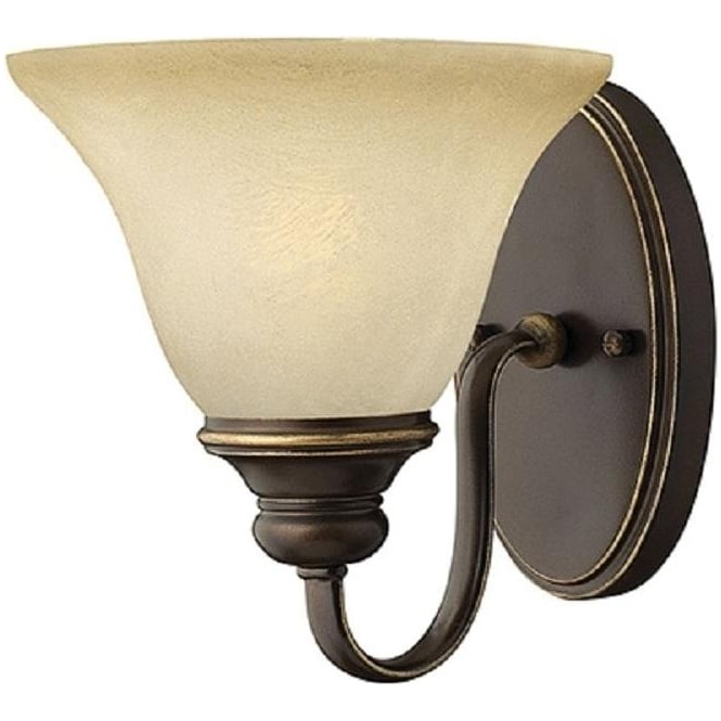 CELLO traditional antique bronze single wall light