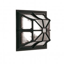 CHAPEL black square garden wall or porch ceiling light