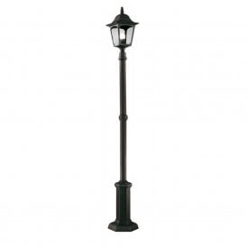 CHAPEL midi size garden lamp post light in black aluminium