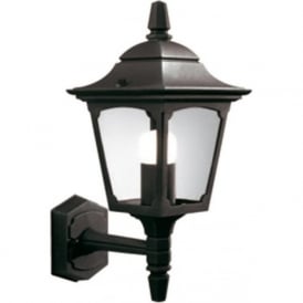CHAPEL small garden wall light in black aluminium