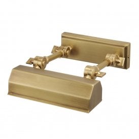 CHAWTON traditional aged brass picture light - small