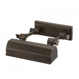 CHAWTON traditional dark bronze picture light - small