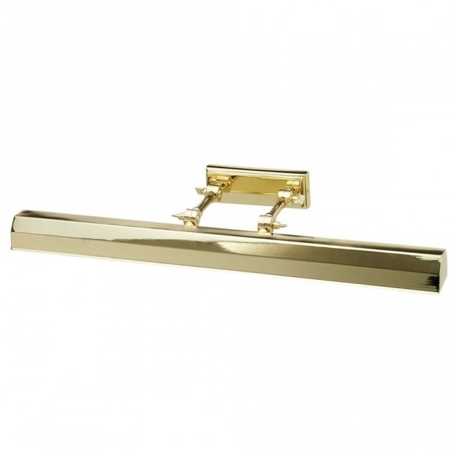 CHAWTON traditional gold polished brass picture light - large