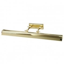 CHAWTON traditional gold polished brass picture light - large
