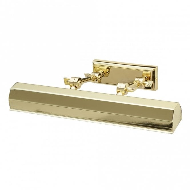 CHAWTON traditional gold polished brass picture light - medium