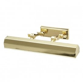 CHAWTON traditional gold polished brass picture light - medium