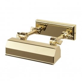 CHAWTON traditional gold polished brass picture light - small