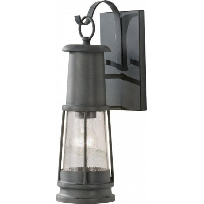 CHELSEA HARBOR grey garden wall lantern
