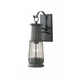 CHELSEA HARBOR grey garden wall lantern
