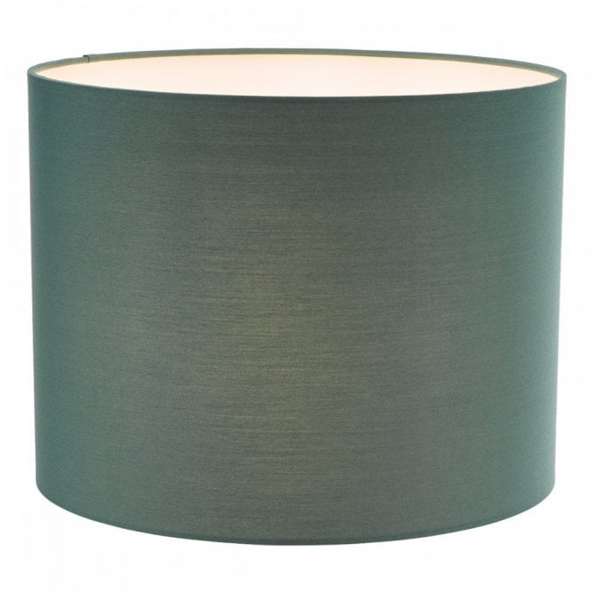 Chloris Green Cotton Drum Shade 25cm