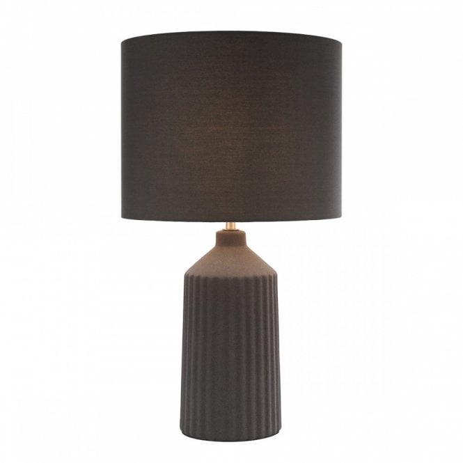 Chloris Large Table Lamp in Grey with Shade