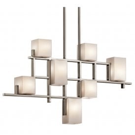 CITY LIGHTS modern Deco style slim linear hanging ceiling light