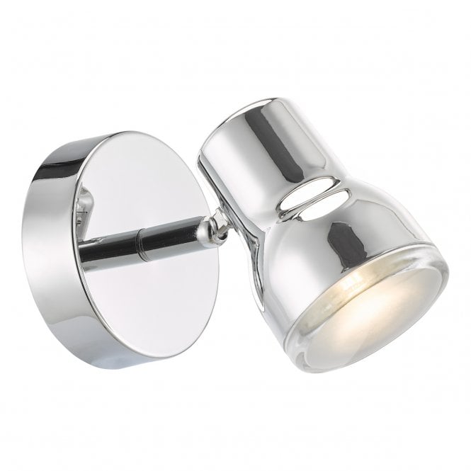 Clint IP44 Bathroom Spotlight Wall Light Polished Chrome