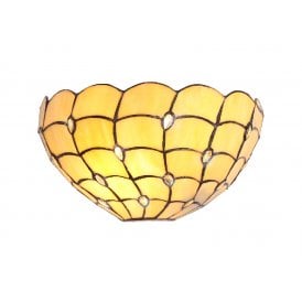 COLLETTE Tiffany style wall light with K9 crystal beads