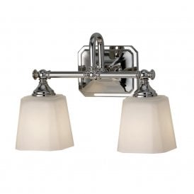 CONCORD traditional double bathroom wall light, IP44